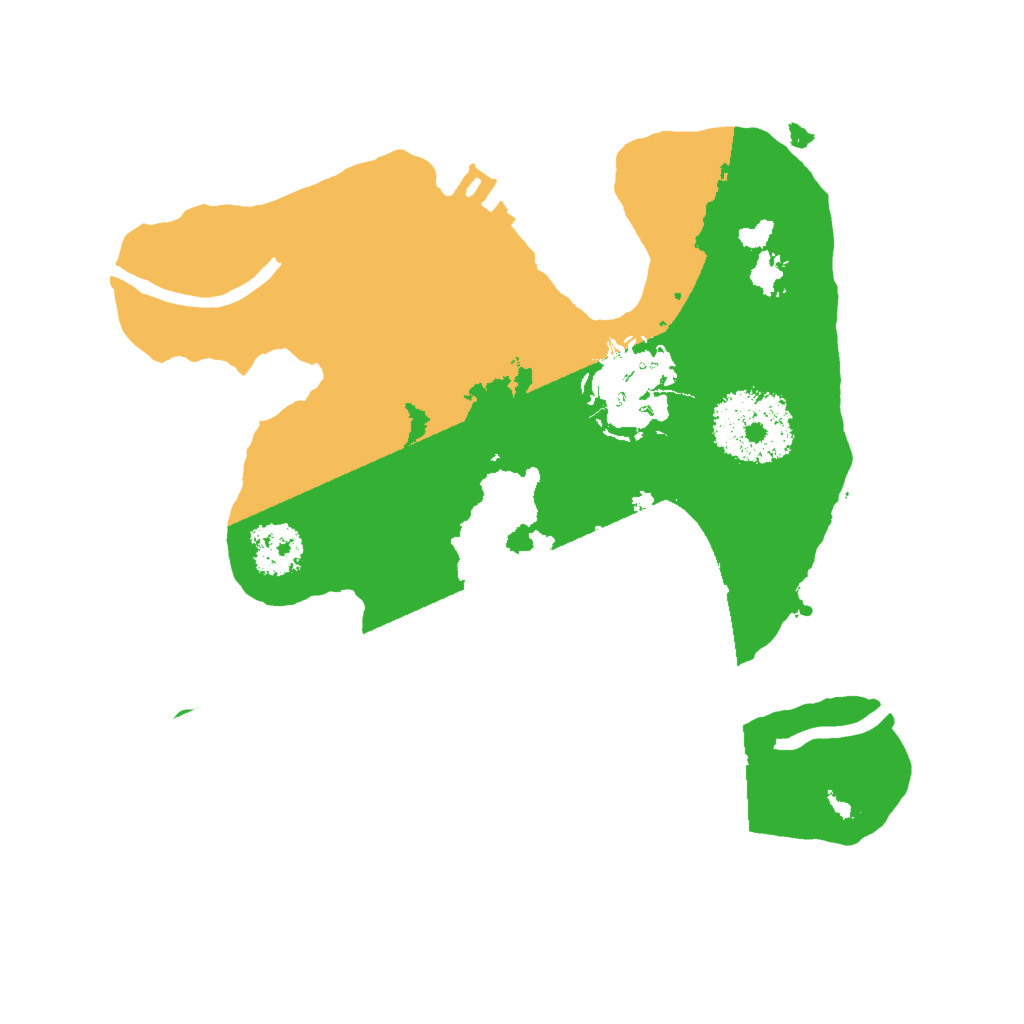 Biome Rust Map: Procedural Map, Size: 2000, Seed: 21541