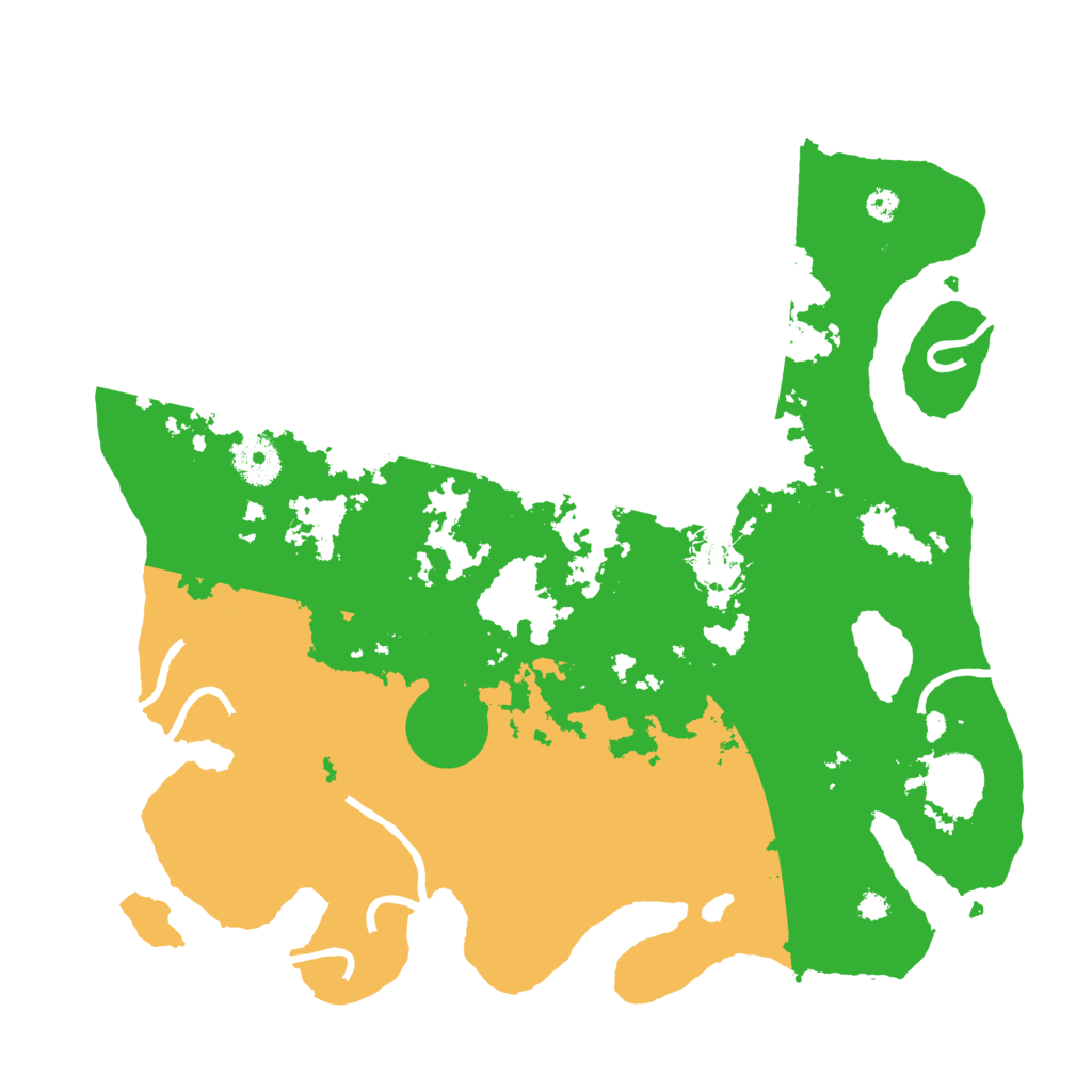 Biome Rust Map: Procedural Map, Size: 3500, Seed: 822985