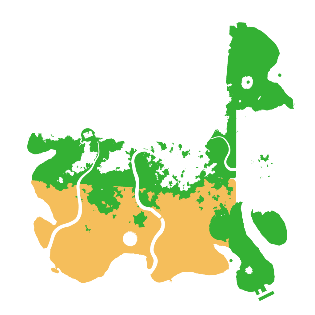 Biome Rust Map: Procedural Map, Size: 3850, Seed: 128527134