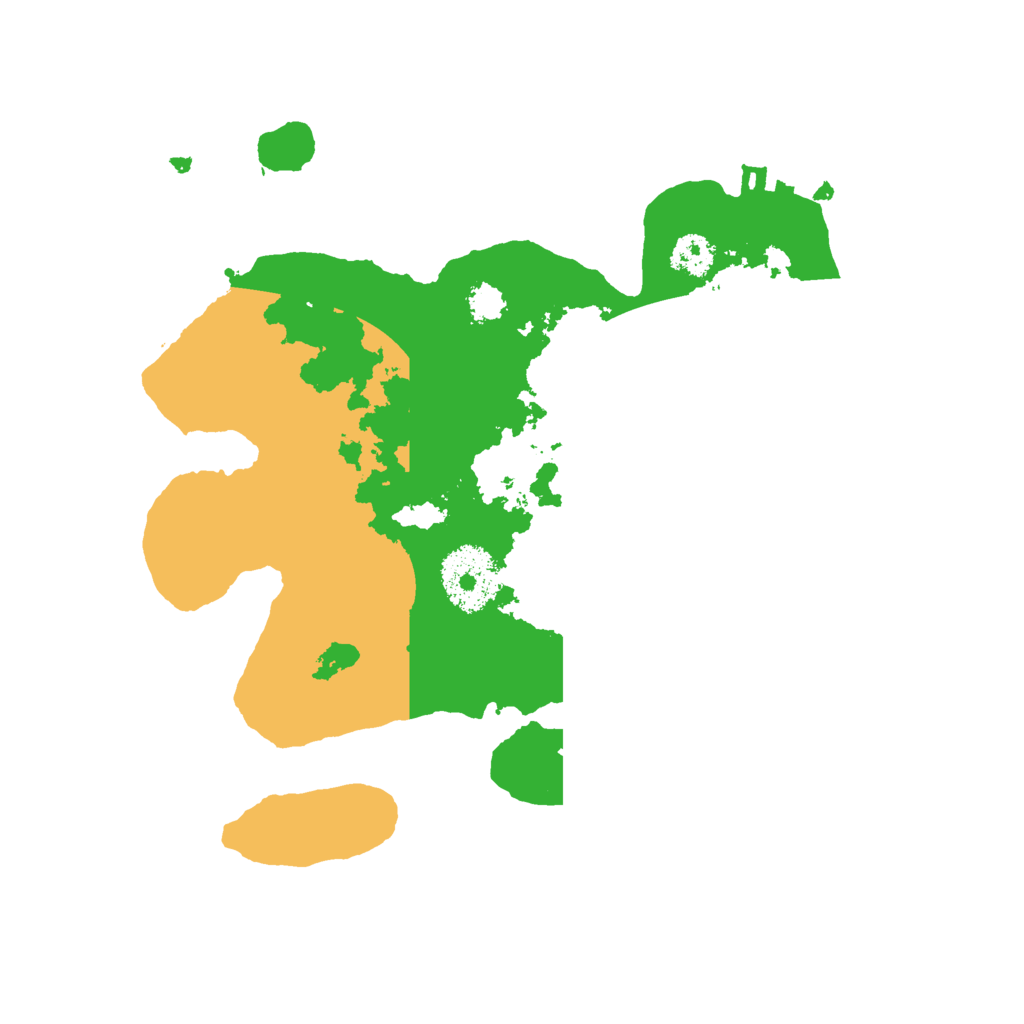 Biome Rust Map: Procedural Map, Size: 2500, Seed: 292