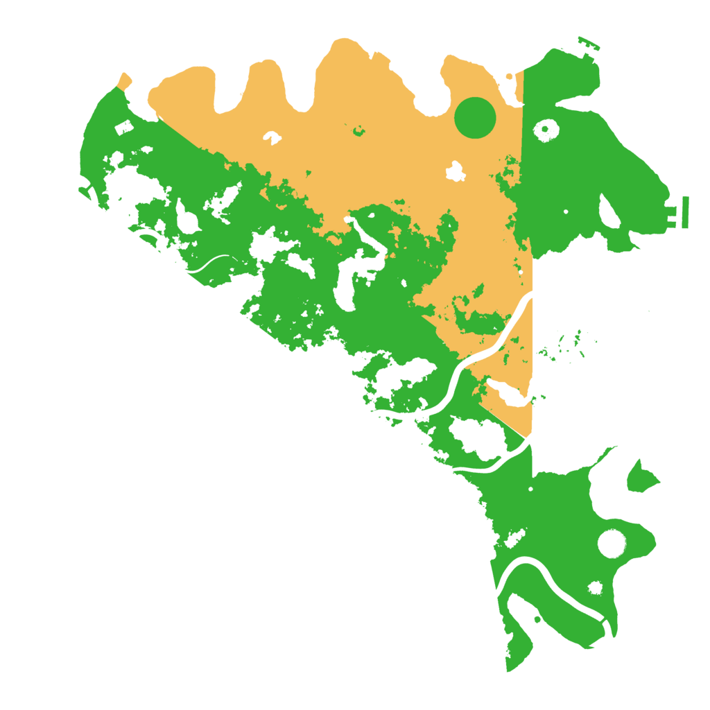 Biome Rust Map: Procedural Map, Size: 4500, Seed: 4419705