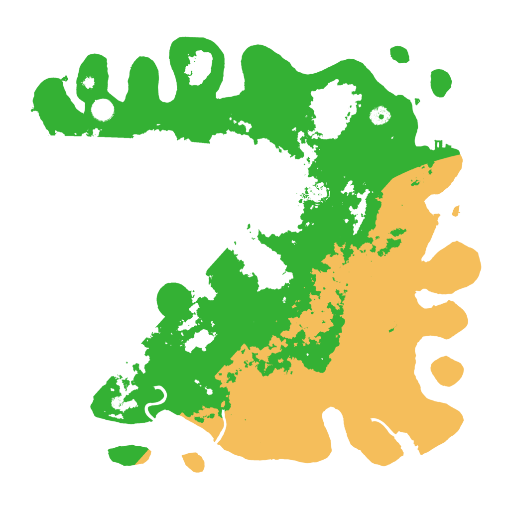 Biome Rust Map: Procedural Map, Size: 4000, Seed: 348595