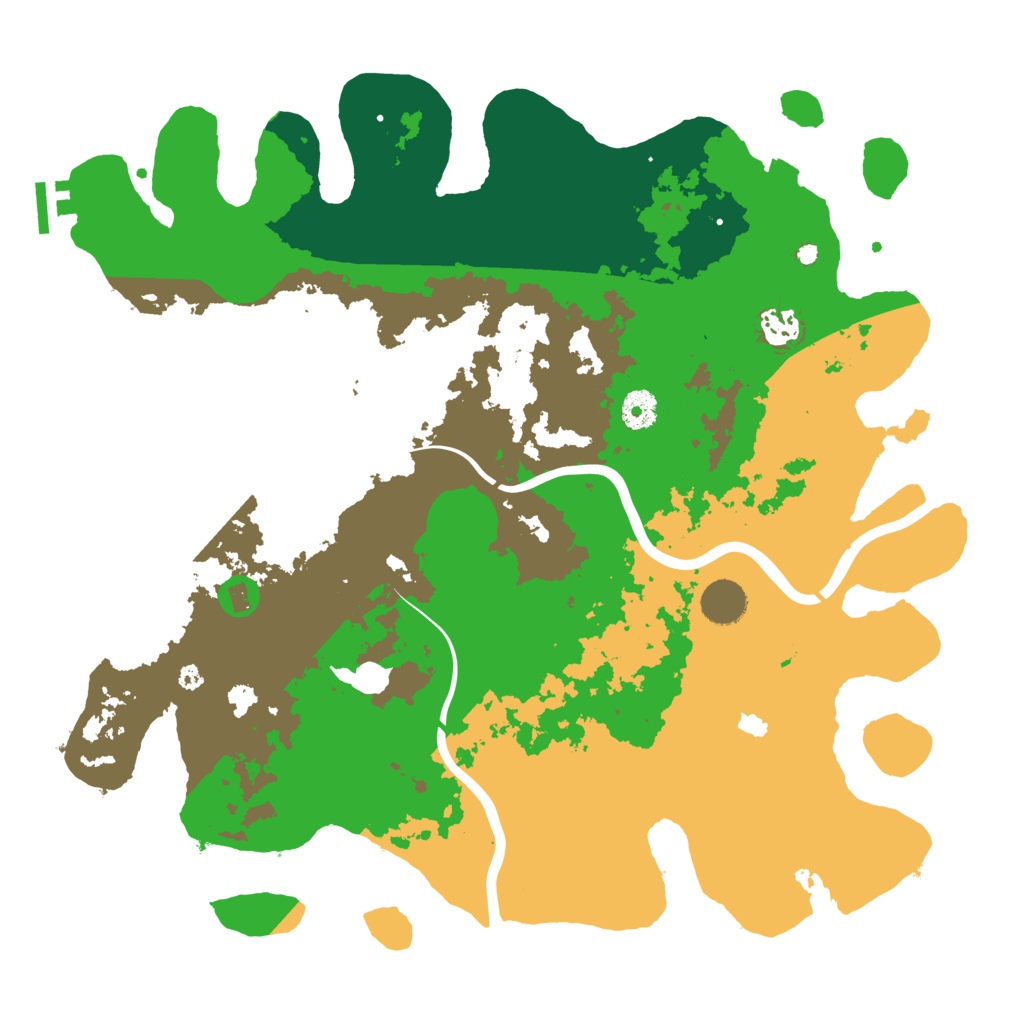 Biome Rust Map: Procedural Map, Size: 4000, Seed: 348595