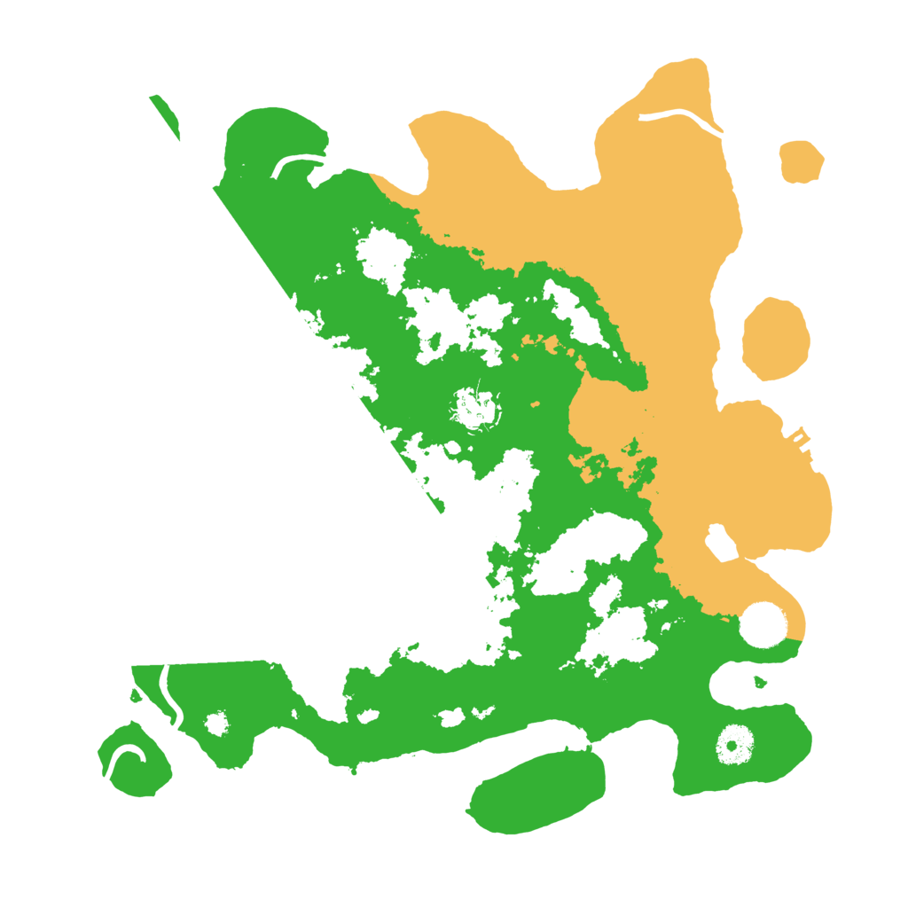 Biome Rust Map: Procedural Map, Size: 3500, Seed: 1098507980