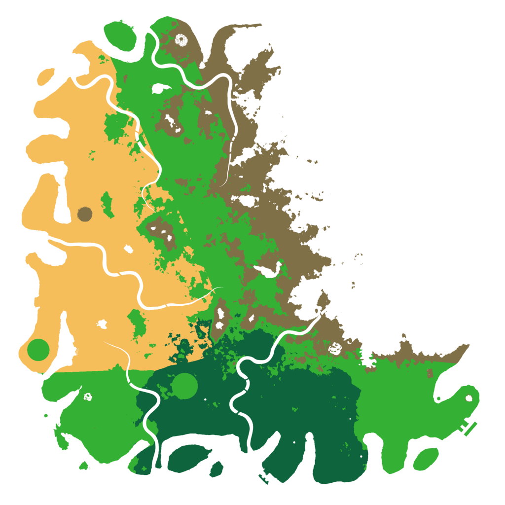 Biome Rust Map: Procedural Map, Size: 6000, Seed: 67213504