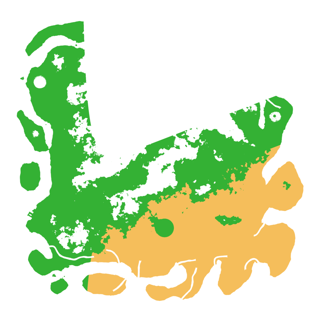 Biome Rust Map: Procedural Map, Size: 4500, Seed: 1970289594