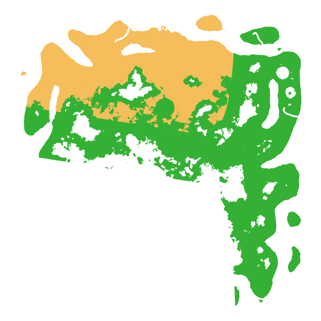 Biome Rust Map: Procedural Map, Size: 4500, Seed: 1232713008