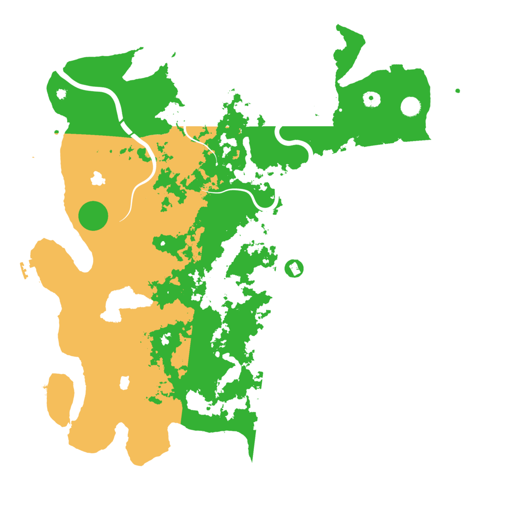 Biome Rust Map: Procedural Map, Size: 4500, Seed: 1234123