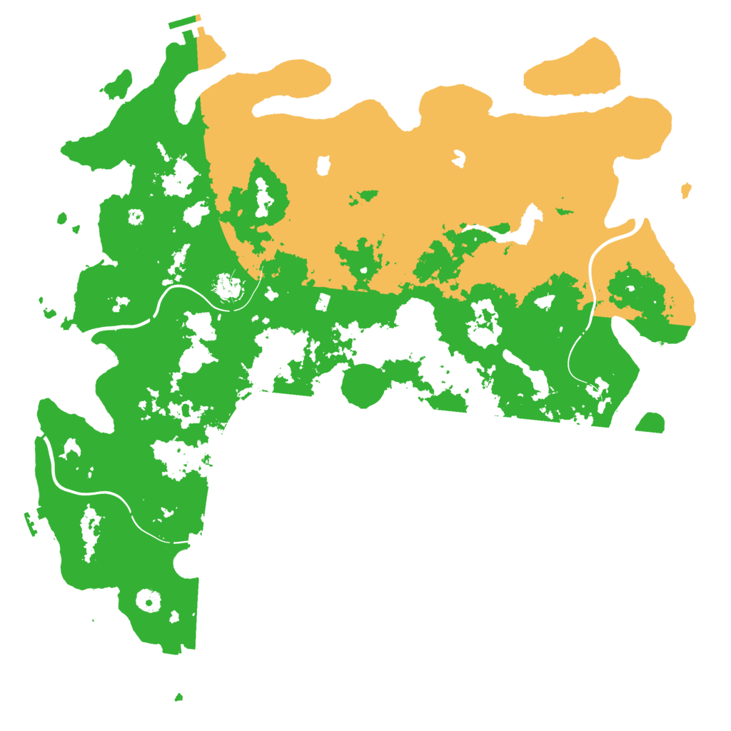 Biome Rust Map: Procedural Map, Size: 4500, Seed: 955627471