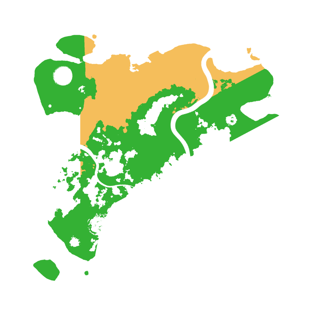 Biome Rust Map: Procedural Map, Size: 3000, Seed: 5894740