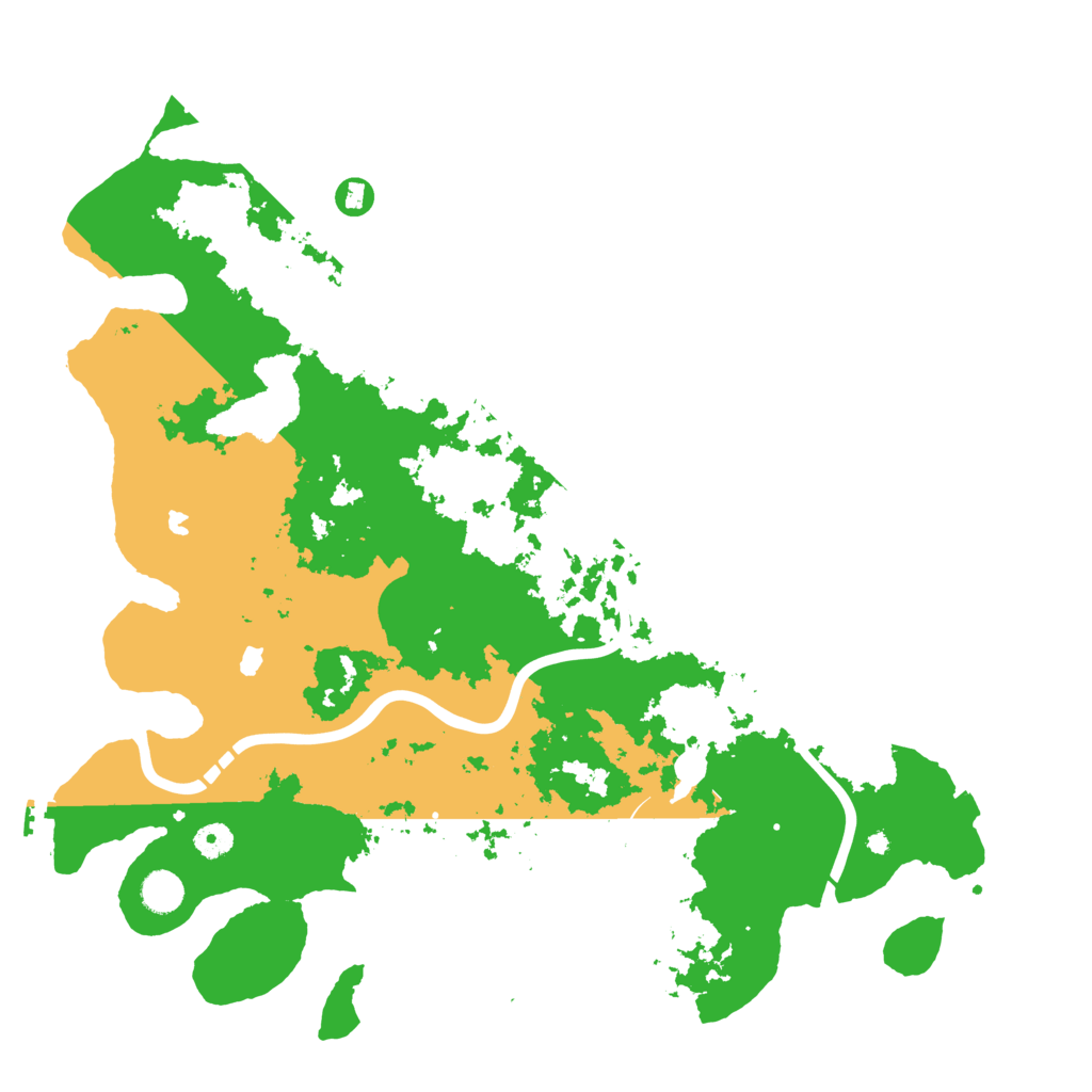 Biome Rust Map: Procedural Map, Size: 4500, Seed: 1610458924