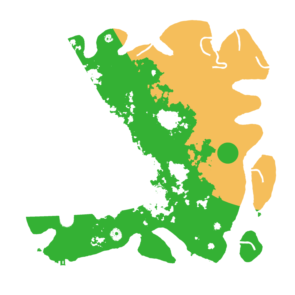 Biome Rust Map: Procedural Map, Size: 3700, Seed: 280581977