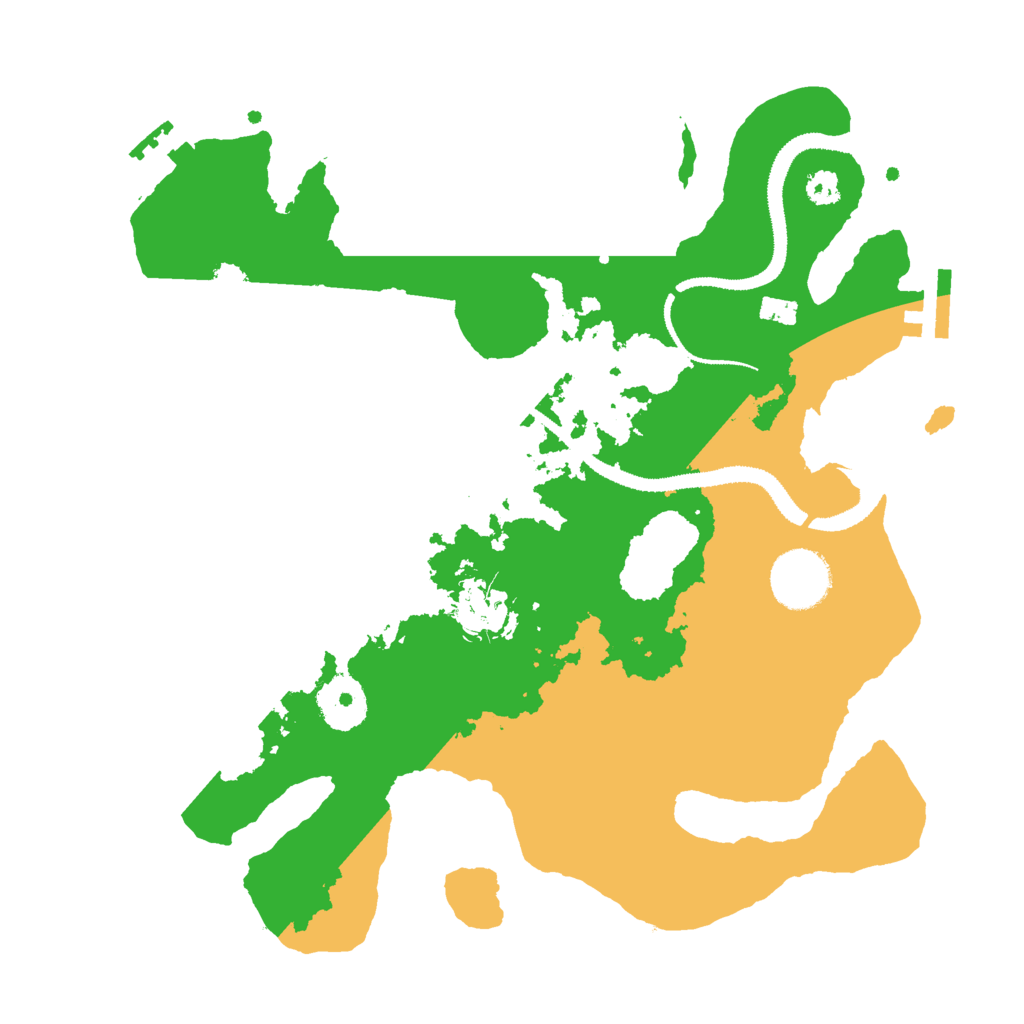 Biome Rust Map: Procedural Map, Size: 3000, Seed: 32437