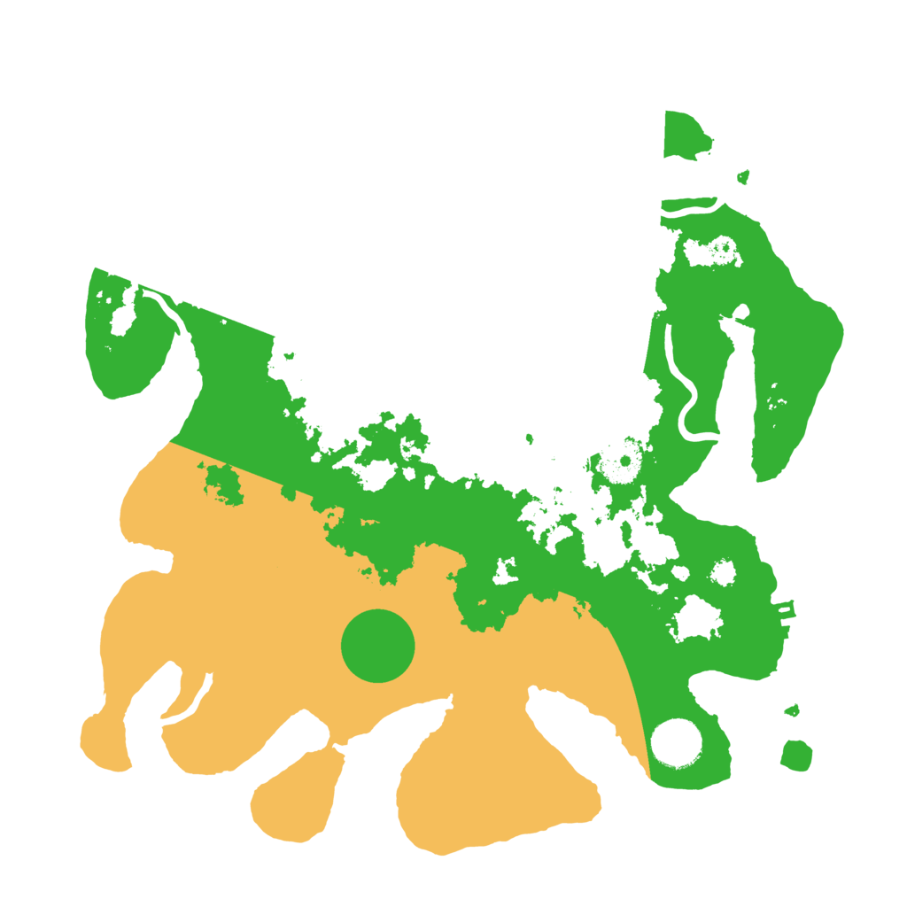 Biome Rust Map: Procedural Map, Size: 3250, Seed: 5394792