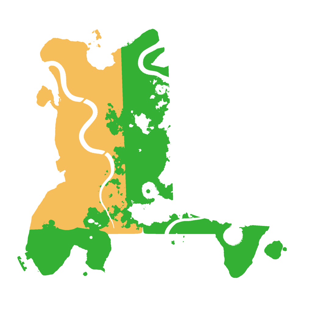 Biome Rust Map: Procedural Map, Size: 3000, Seed: 465056230
