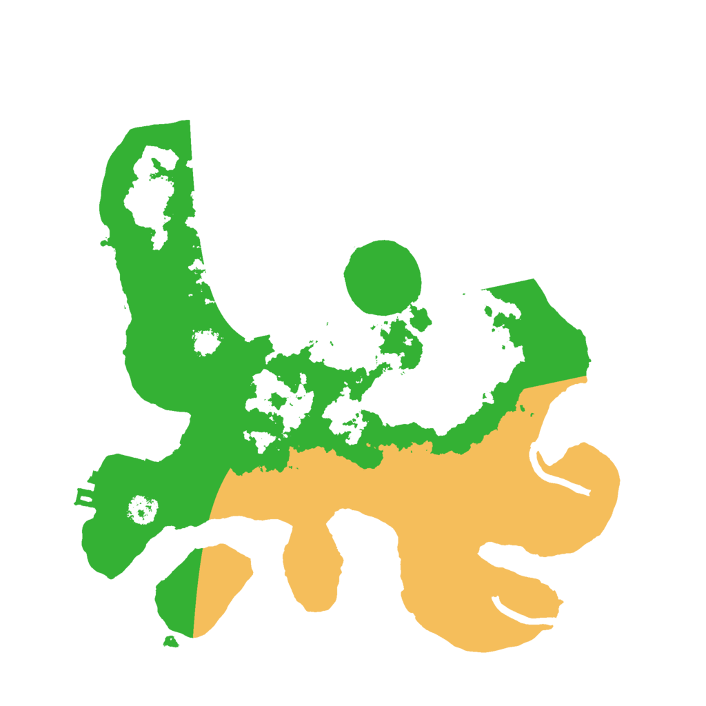Biome Rust Map: Procedural Map, Size: 2500, Seed: 22842