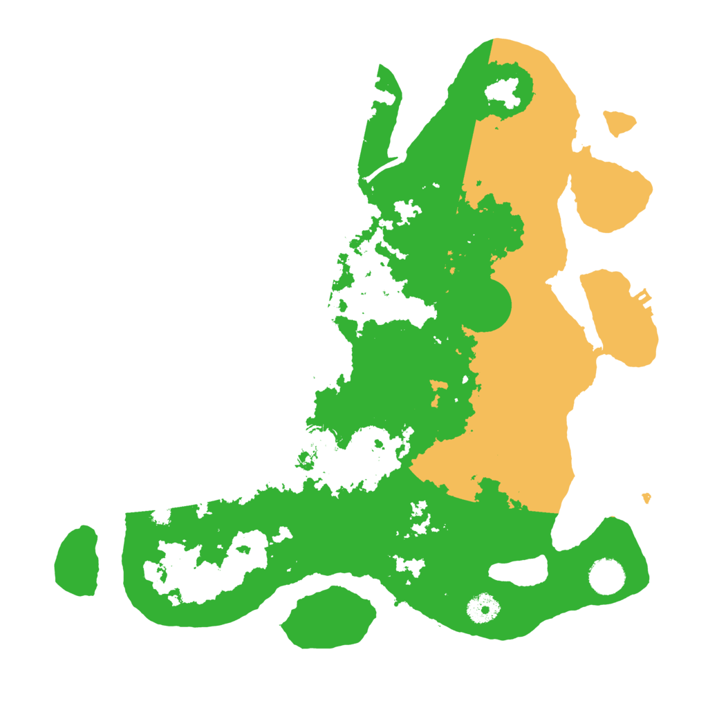 Biome Rust Map: Procedural Map, Size: 3500, Seed: 1533078574