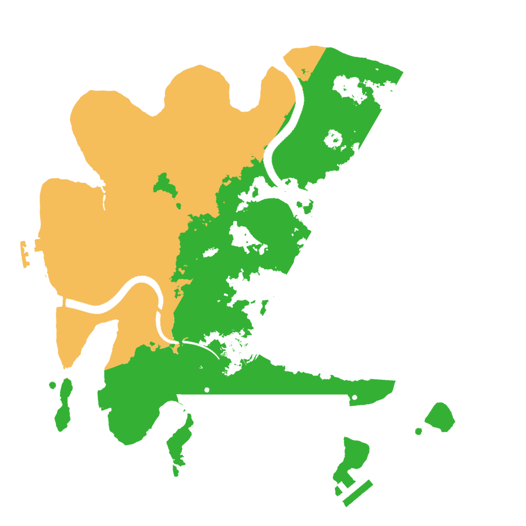 Biome Rust Map: Procedural Map, Size: 3000, Seed: 819290822