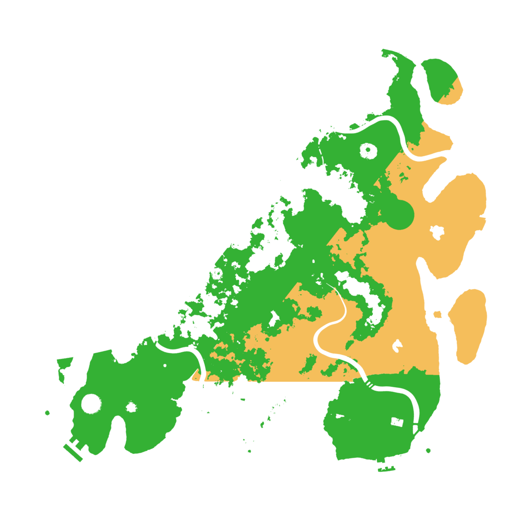Biome Rust Map: Procedural Map, Size: 4500, Seed: 514292894