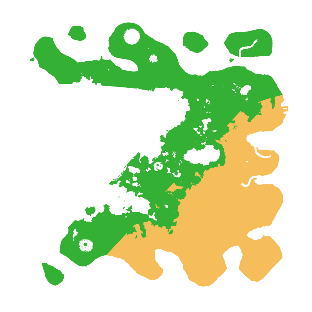 Biome Rust Map: Procedural Map, Size: 3500, Seed: 915150190