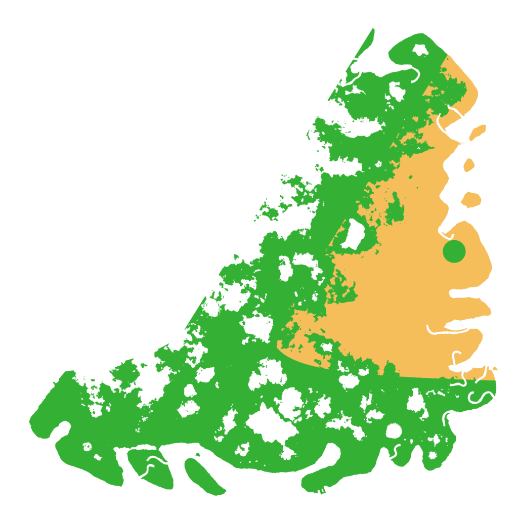 Biome Rust Map: Procedural Map, Size: 6000, Seed: 22852238