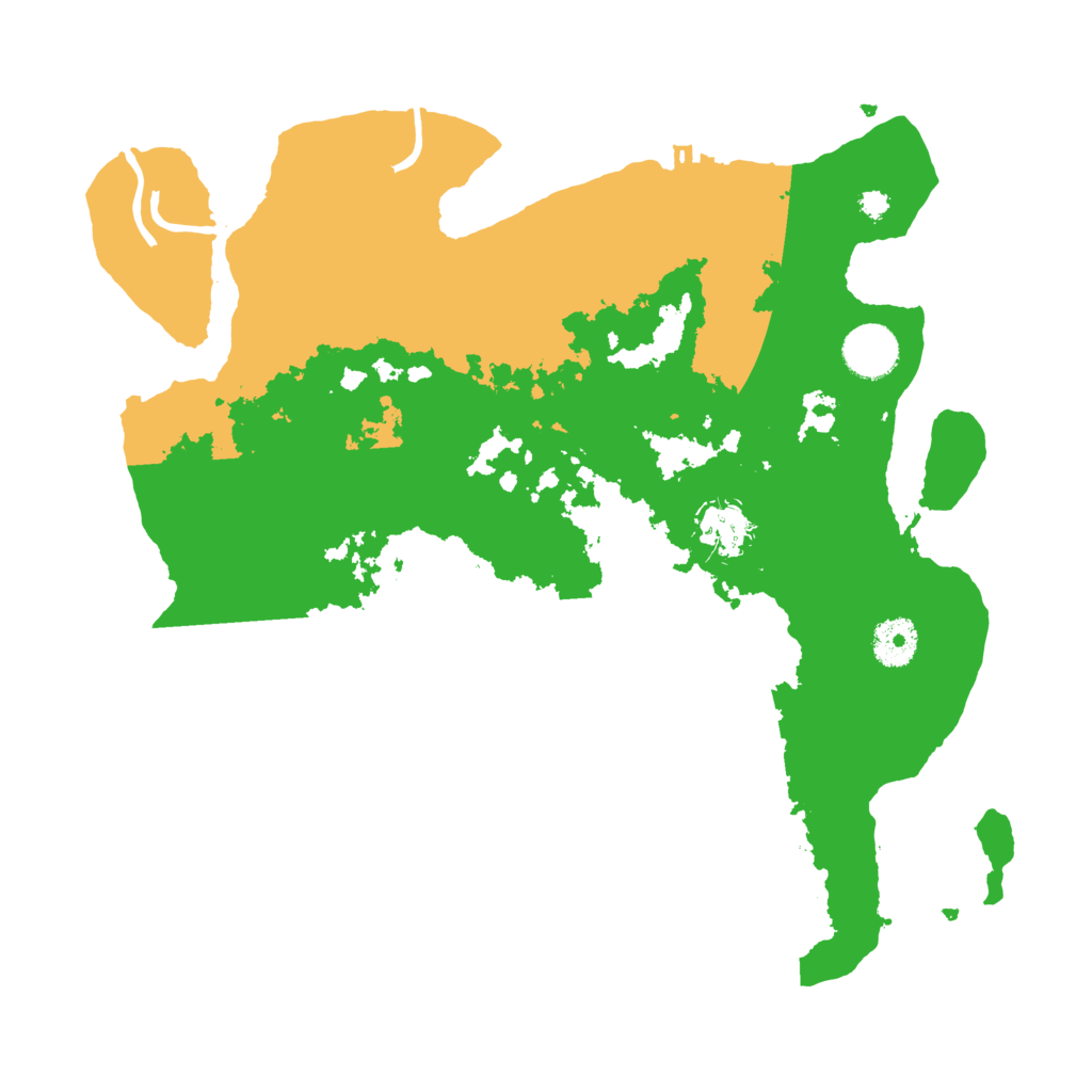 Biome Rust Map: Procedural Map, Size: 3500, Seed: 904281151