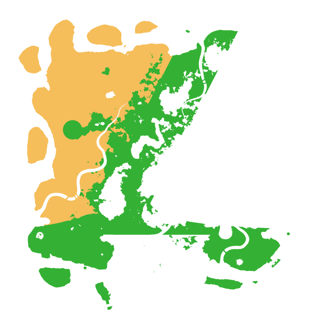 Biome Rust Map: Procedural Map, Size: 4300, Seed: 38