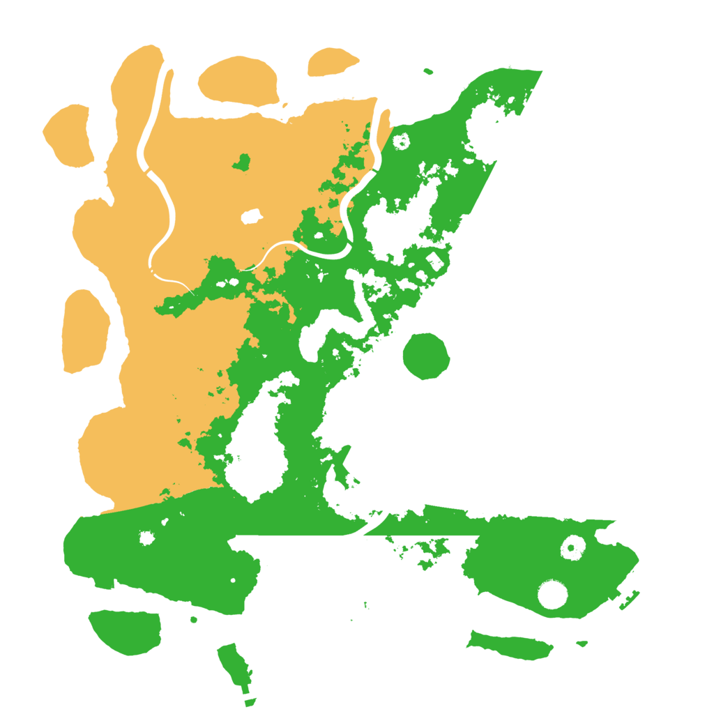 Biome Rust Map: Procedural Map, Size: 4300, Seed: 38
