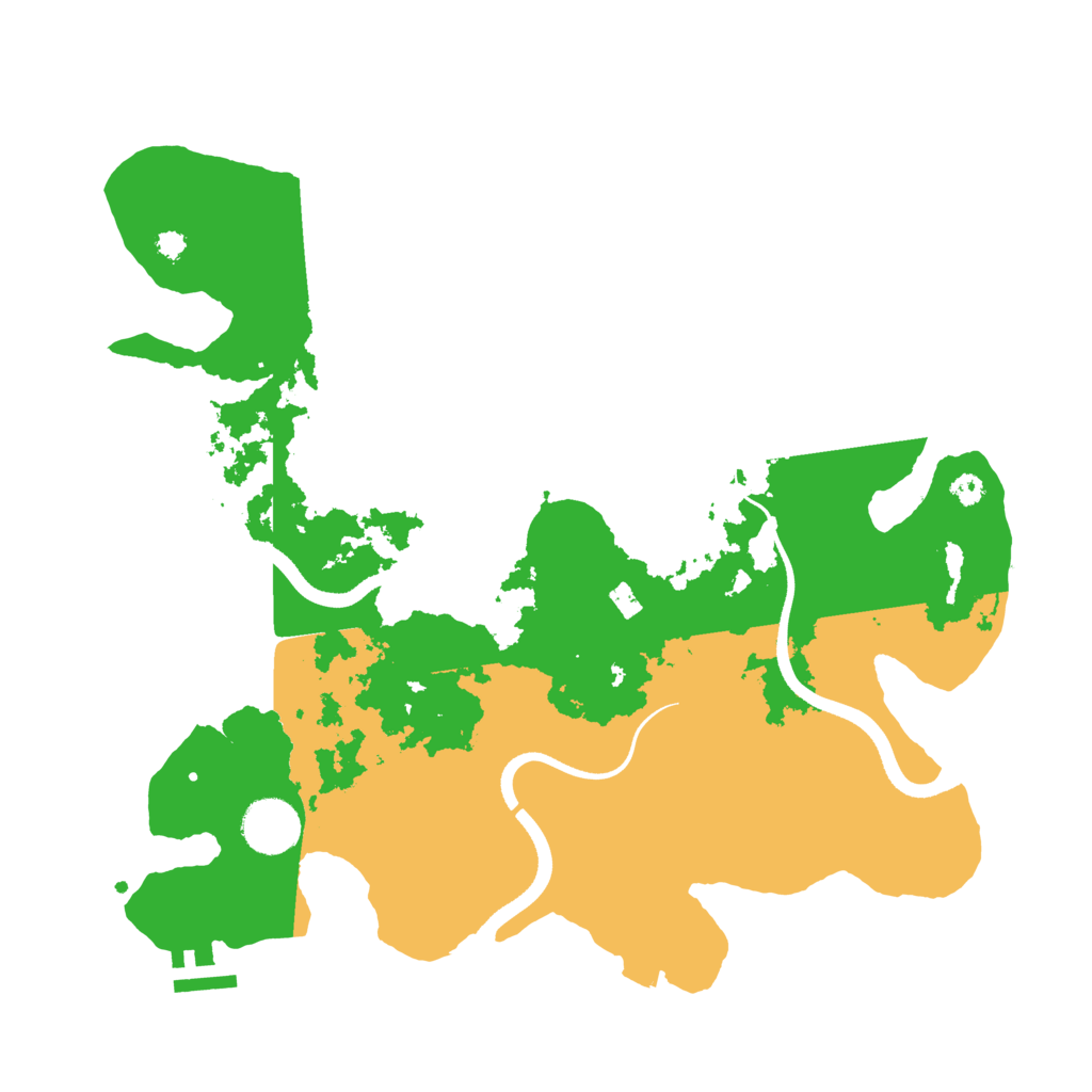 Biome Rust Map: Procedural Map, Size: 3500, Seed: 799755767