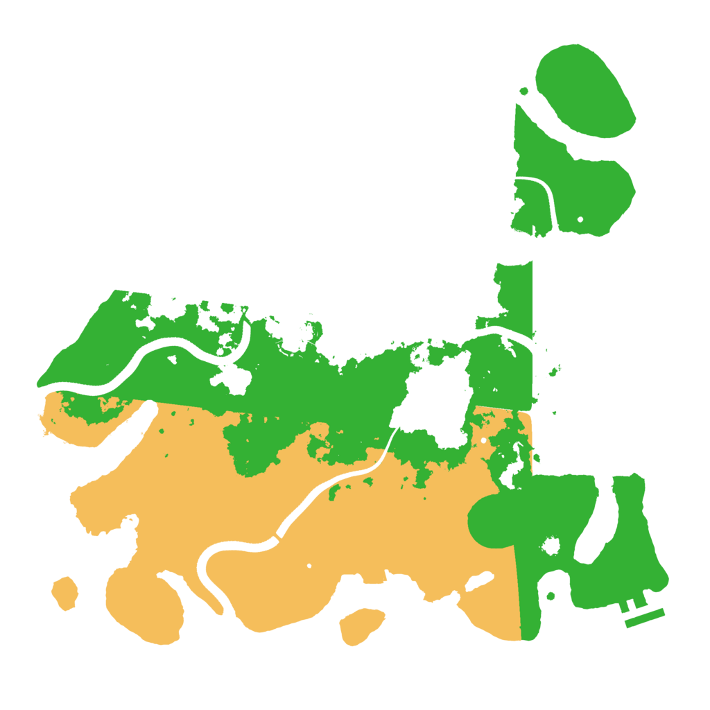 Biome Rust Map: Procedural Map, Size: 3550, Seed: 2992