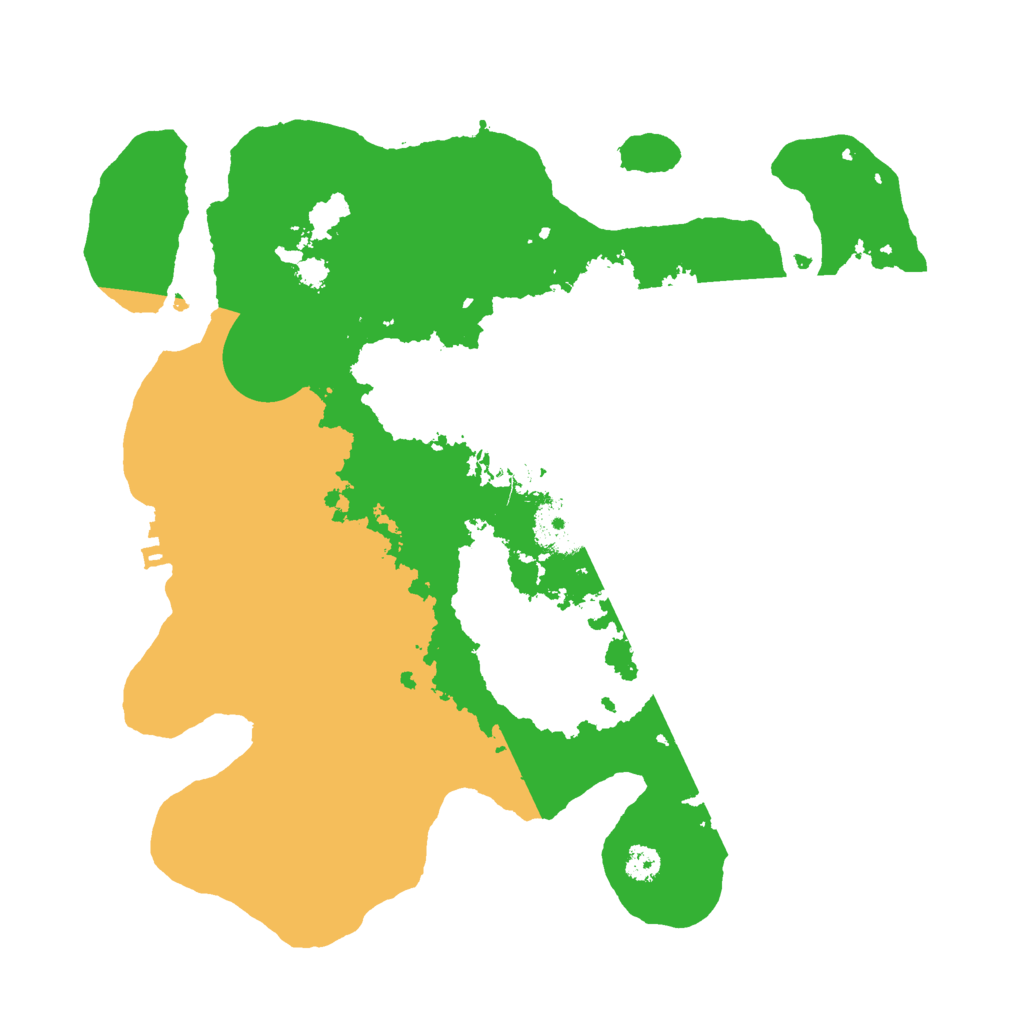 Biome Rust Map: Procedural Map, Size: 3000, Seed: 9051