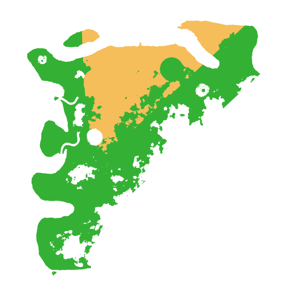 Biome Rust Map: Procedural Map, Size: 3500, Seed: 769598047