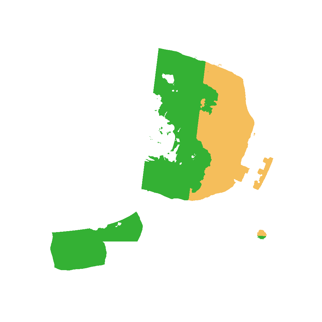 Biome Rust Map: Procedural Map, Size: 1400, Seed: 99999912