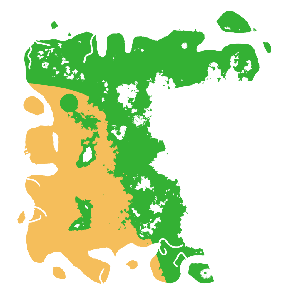 Biome Rust Map: Procedural Map, Size: 4500, Seed: 2435609