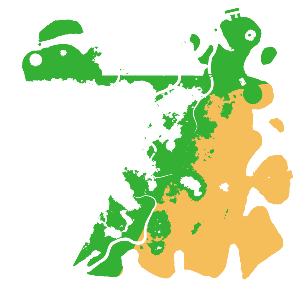Biome Rust Map: Procedural Map, Size: 4250, Seed: 3958105