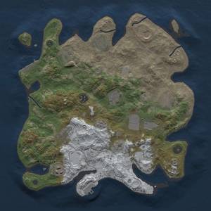 Thumbnail Rust Map: Procedural Map, Size: 3500, Seed: 426461388, 20 Monuments