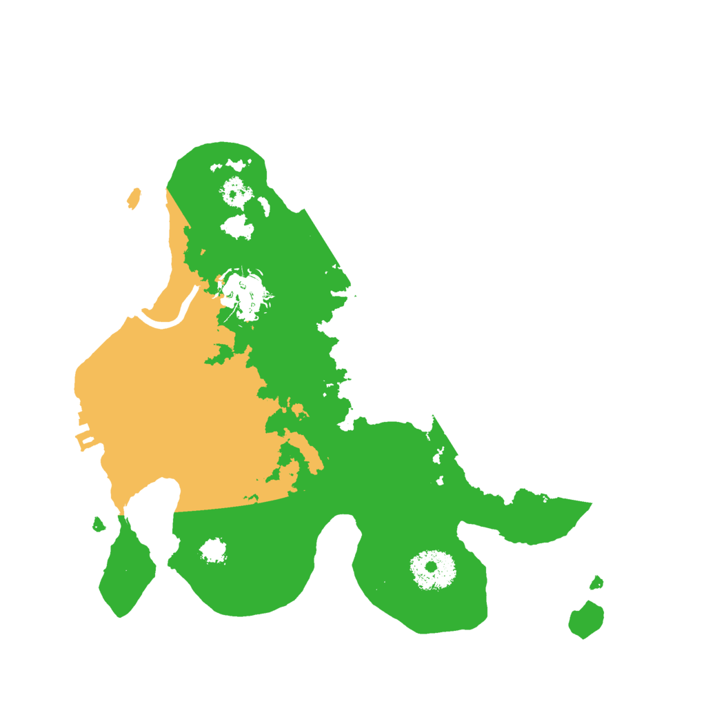 Biome Rust Map: Procedural Map, Size: 2500, Seed: 41594159