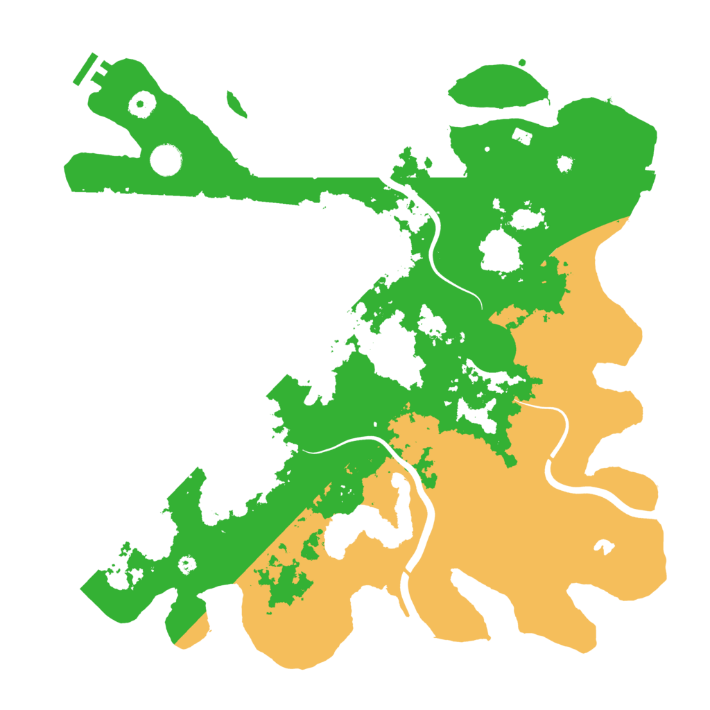 Biome Rust Map: Procedural Map, Size: 4000, Seed: 30756727