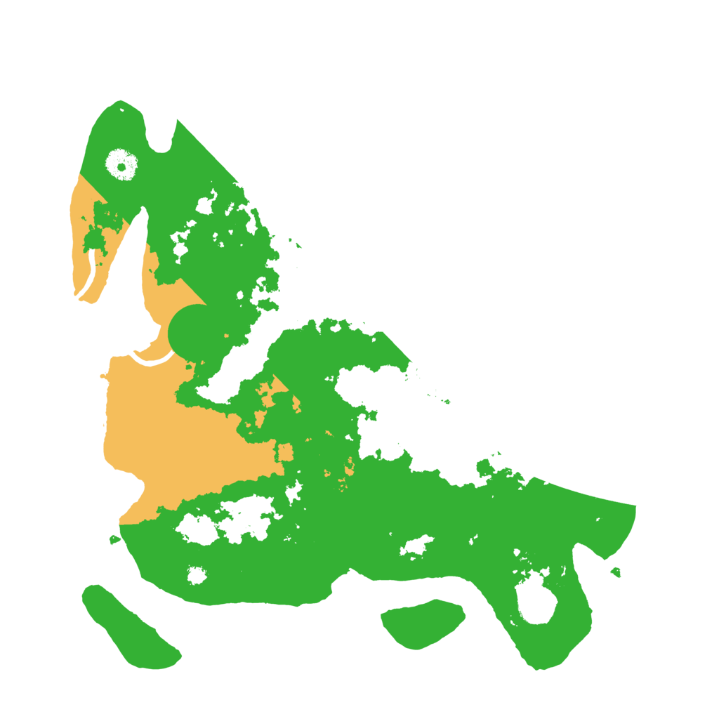 Biome Rust Map: Procedural Map, Size: 3500, Seed: 695921496