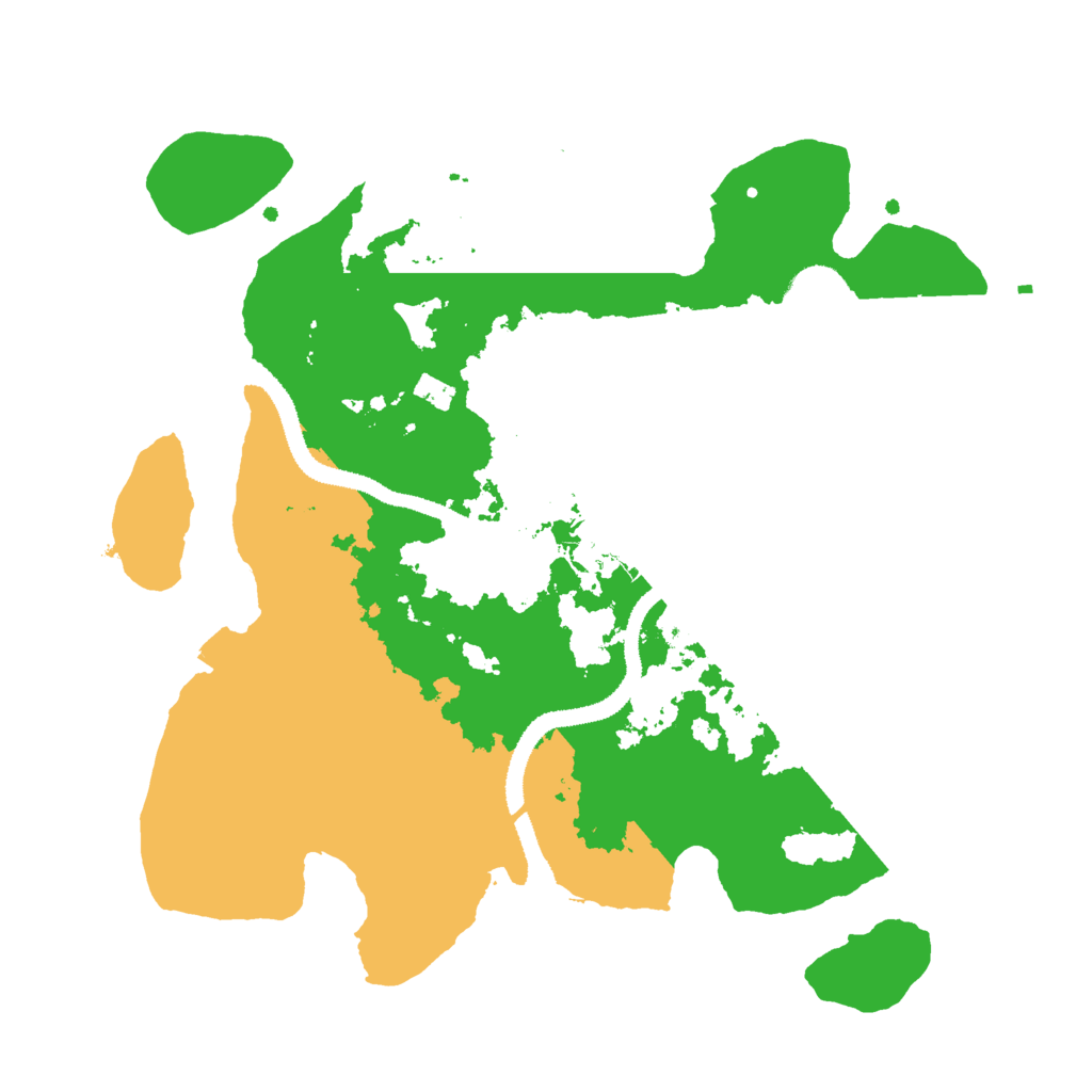 Biome Rust Map: Procedural Map, Size: 3000, Seed: 565642915