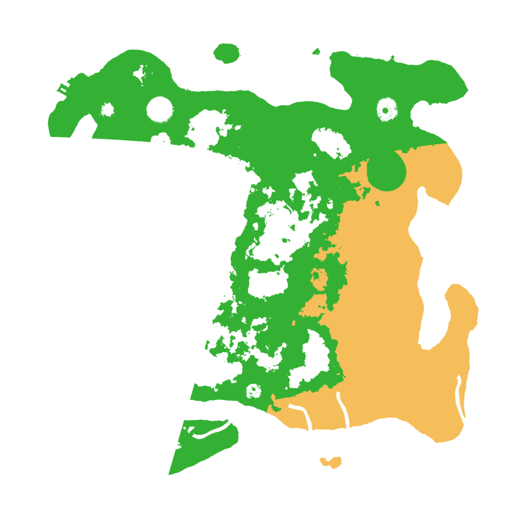Biome Rust Map: Procedural Map, Size: 3500, Seed: 1623170