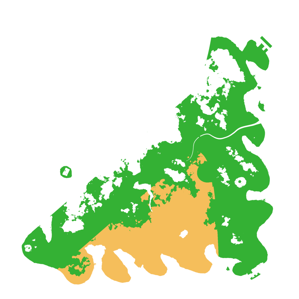 Biome Rust Map: Procedural Map, Size: 4200, Seed: 910741564