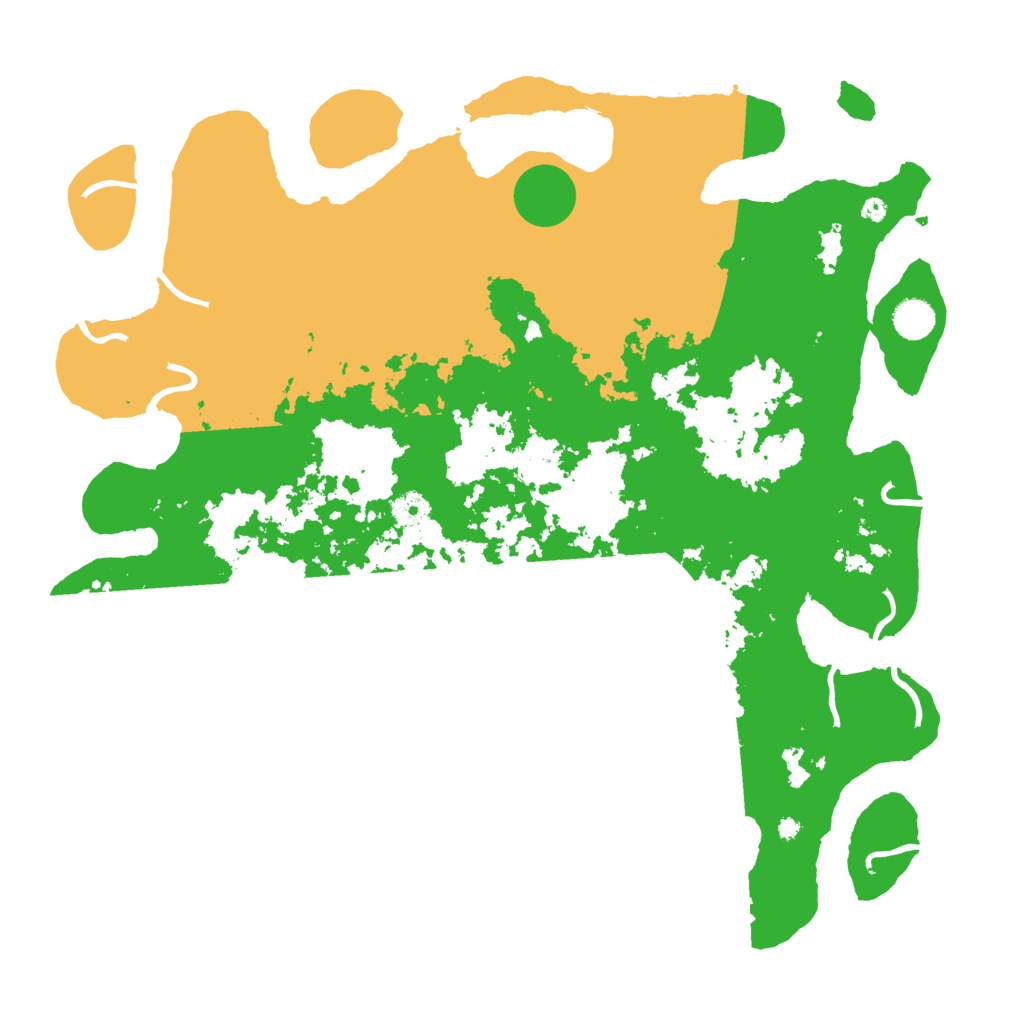 Biome Rust Map: Procedural Map, Size: 4350, Seed: 41060750