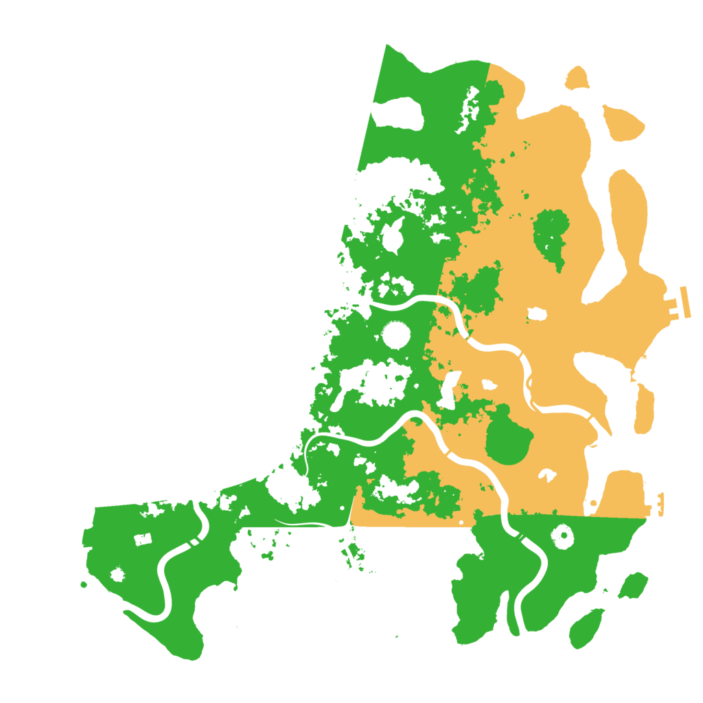 Biome Rust Map: Procedural Map, Size: 4500, Seed: 1306165178