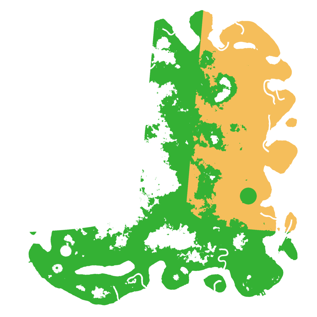 Biome Rust Map: Procedural Map, Size: 5000, Seed: 157392