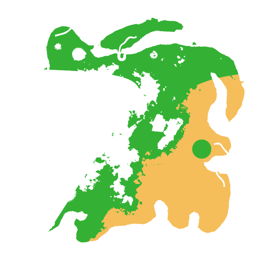 Biome Rust Map: Procedural Map, Size: 3600, Seed: 457567688