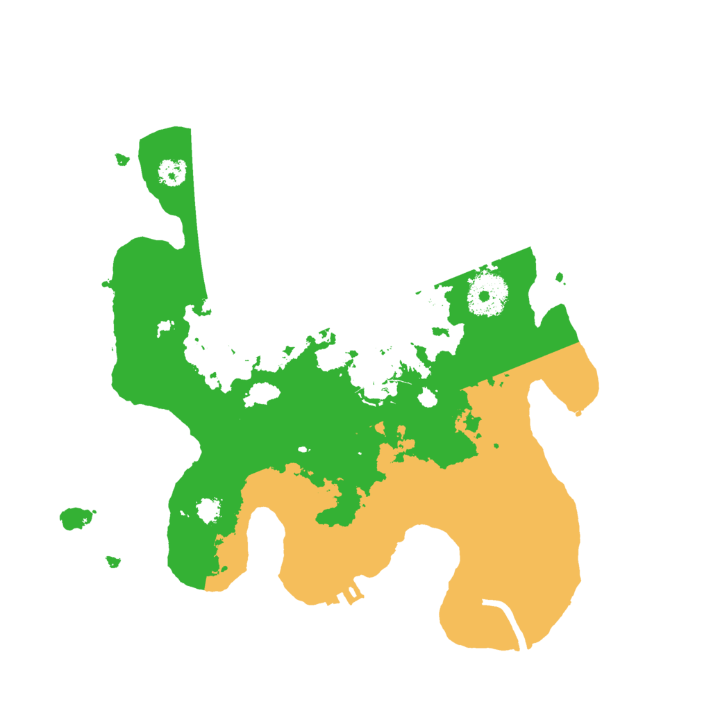 Biome Rust Map: Procedural Map, Size: 2600, Seed: 85746