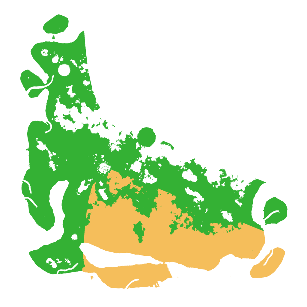 Biome Rust Map: Procedural Map, Size: 4500, Seed: 1894286281