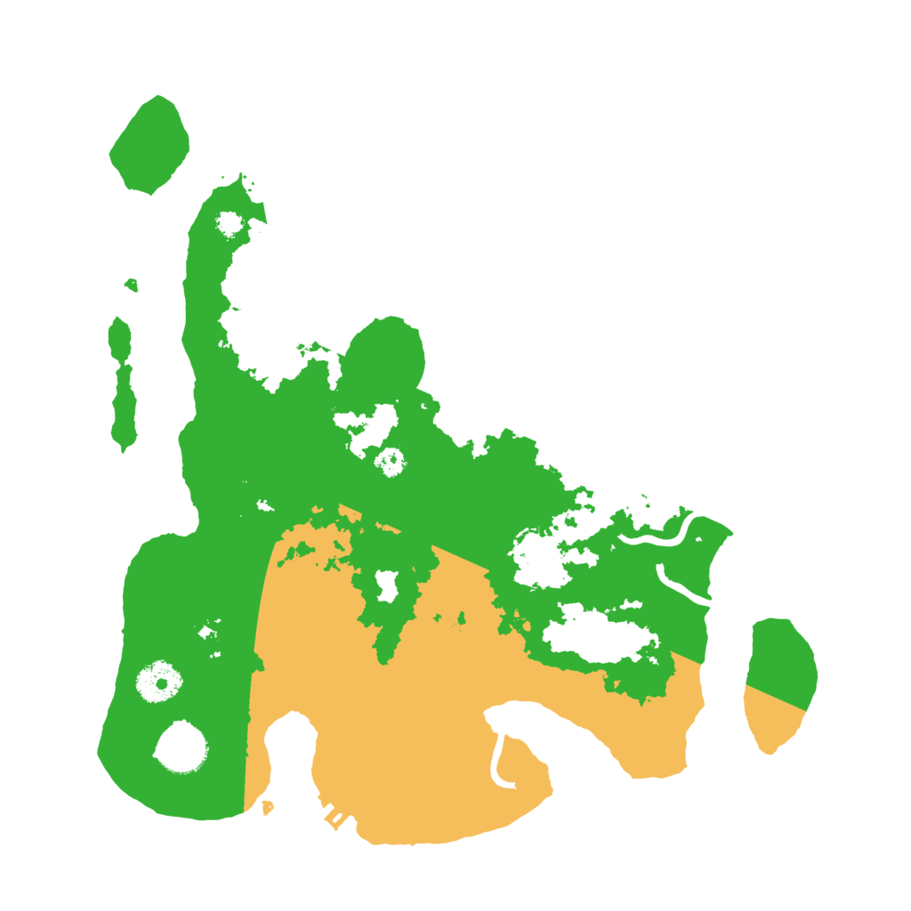 Biome Rust Map: Procedural Map, Size: 3250, Seed: 92