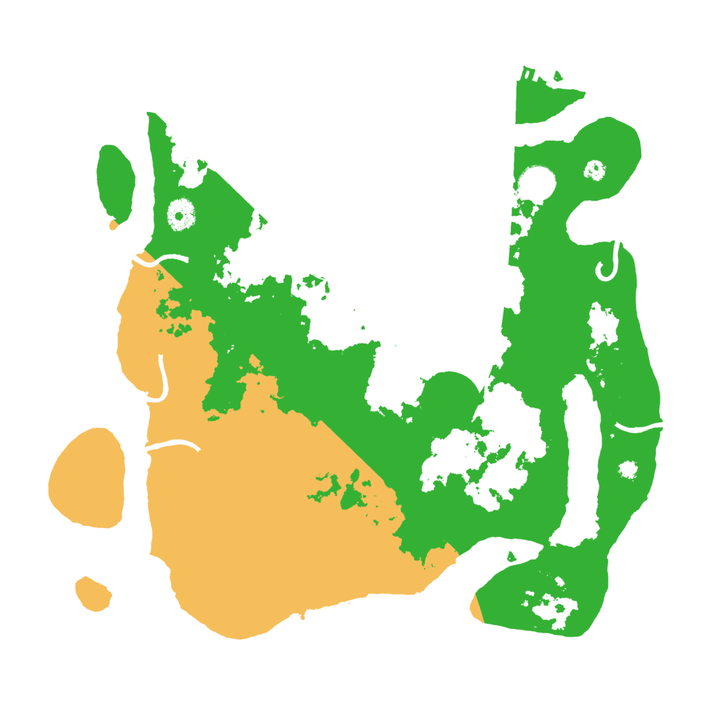 Biome Rust Map: Procedural Map, Size: 3500, Seed: 1970789559